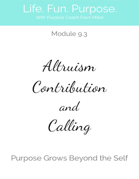9.3 Altruism, Contribution, and Calling