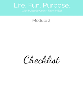 Module 2 Checklist