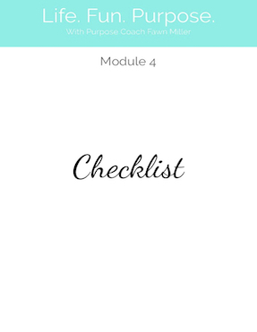 Module 4 Checklist